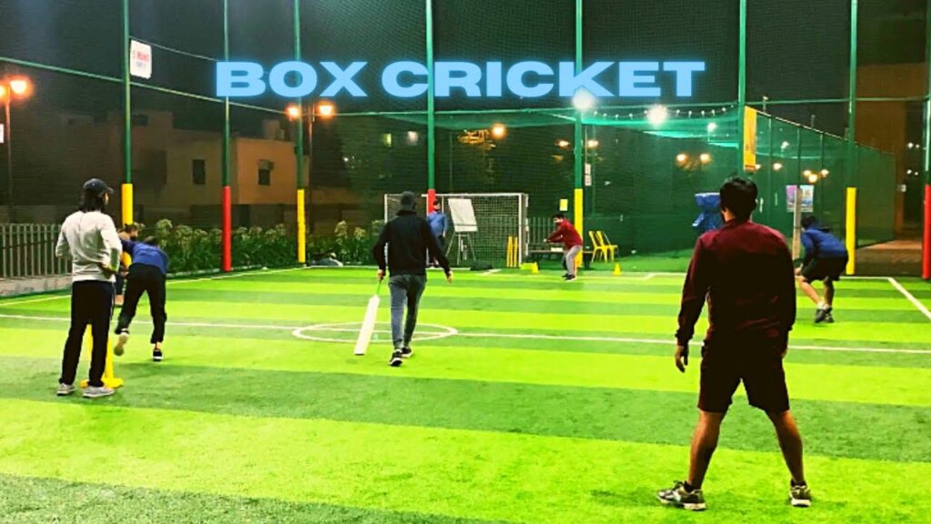 Box cricket game play